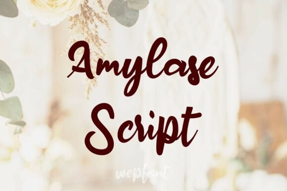 Amylase Script: The Elegant Font for Special Projects