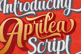 Aprilea Script: The Authentic Handwritten Font for Creative Projects