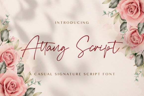 Attang Script: The Elegant Font for Your Next Design