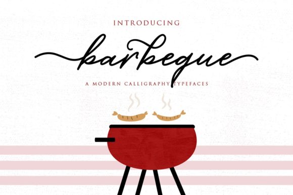 Barbeque Script: A Refreshing Script Font for Elegant Designs