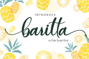 Baritta Script: A Sweet Choice for Charming Design