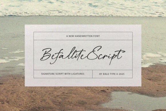 Befallite Script: The Elegant Signature for Authentic Branding