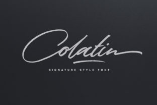 Colatin Script: Handwritten Charm with a Modern Twist