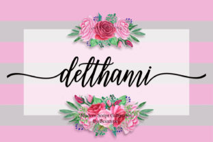 Delthami Script: A Fresh Handwritten Font with Incredible Swashes