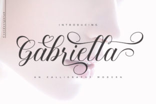 Gabriella Script: Your Go-To for Bold, Elegant Swashes