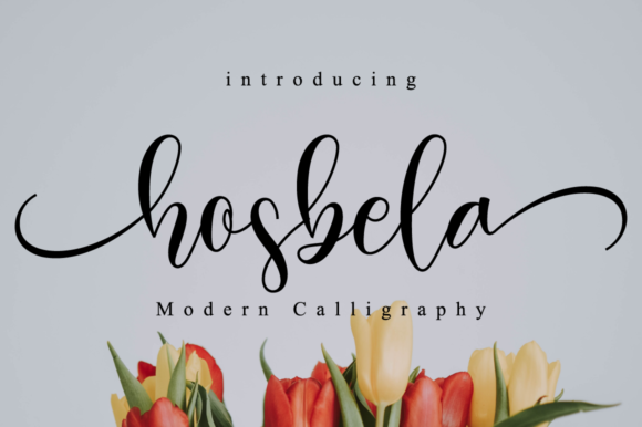 Hosbela Script: A Modern Handwritten Font for Authentic Design