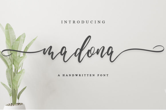 Madona Script: A Magical Font for Your Creative Projects