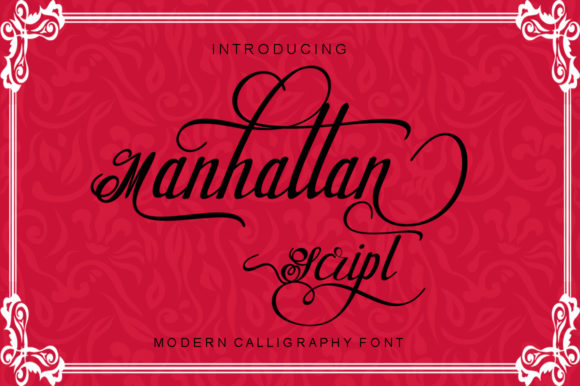 Manhattan Script: Bold Swashes for Modern Designers