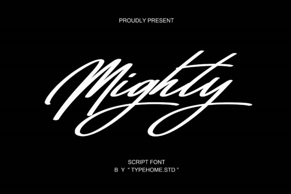 Mighty Script: The Elegant Script Font for Modern Designers