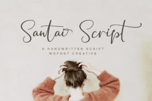 Santai Script: Blending Modern Elegance with Handwritten Charm