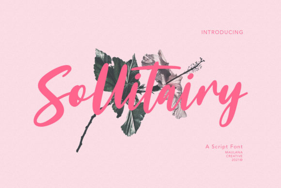 Sollitairy Script: Crafting Elegance in Modern Typography